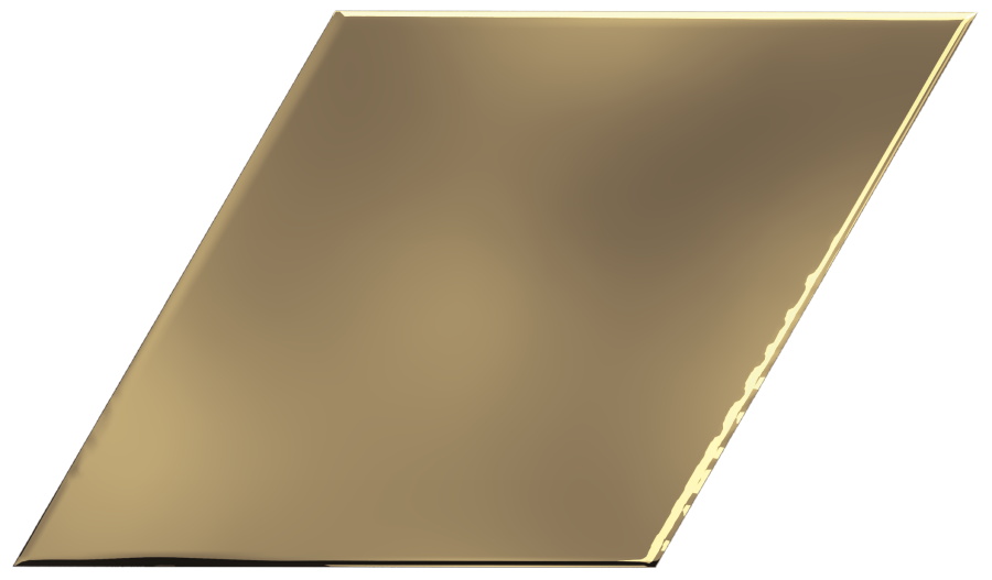 Diamond Area Gold Glossy 15x25.9