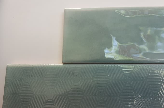 Керамическая плитка Decor Opal turquoise 7,5x30 см