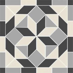 Керамогранит TU143/002 Креп мозаичный декор серый 42х42