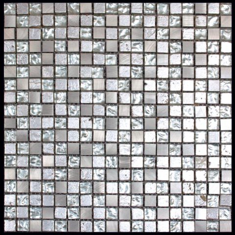 Мозаика BDA-1588 (BDA-88) мозаика Стекло+Мрамор+Агломерат 15х15 298х298