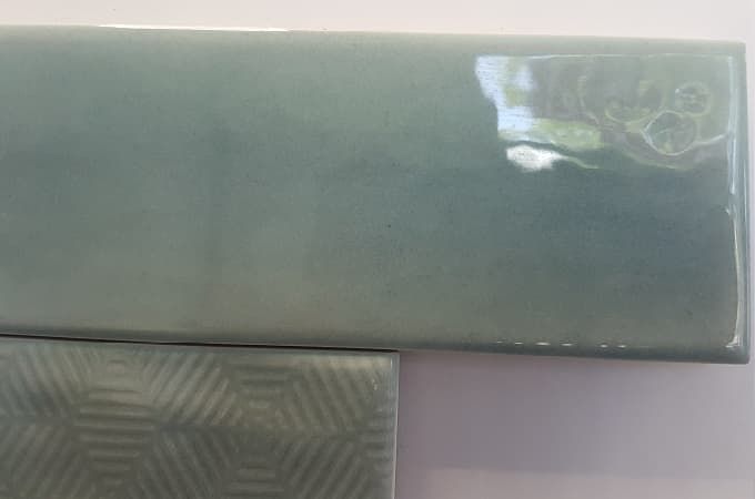 Керамическая плитка Decor Opal turquoise 7,5x30 см
