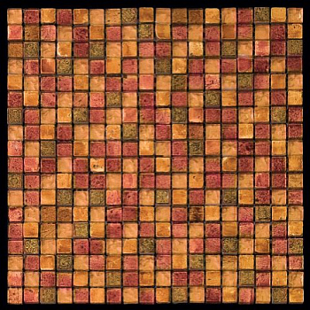 Мозаика BDA-1506 мозаика Стекло+Мрамор+Агломерат 15х15 298х298
