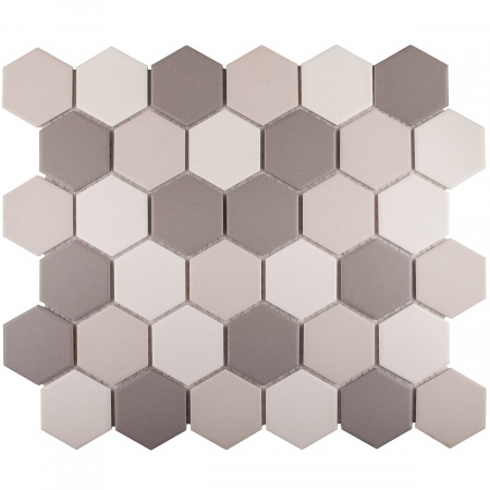 Кер. мозаика Hexagon small Grey Mix Antislip. (JMT55221) 325х282х6
