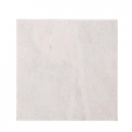 Плитка WHITE MARBLE TUMBLED (Белый) 20X20X1, натур. мрамор
