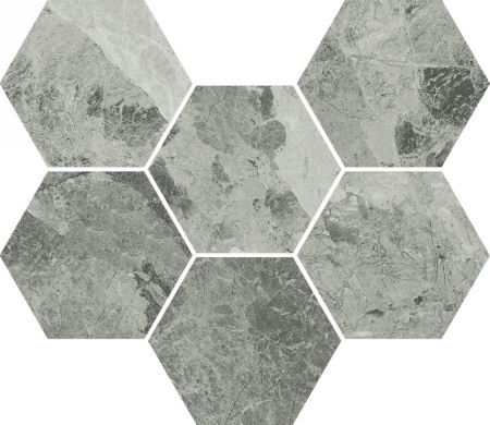 Charme Extra Silver Mosaico Hexagon Cer 25x29