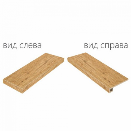 Nl-Wood Vanilla Scalino Angolare Sinistro (Угловая Левая) 33x90