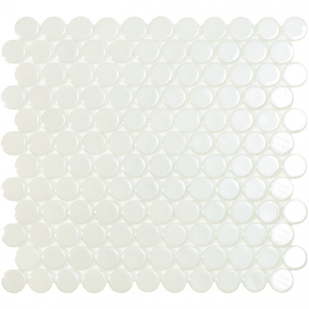 Мозаика Circle № 6000 BR Белый (на сетке)(0,091 м2)