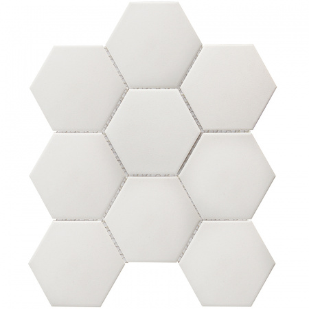 Кер. мозаика Hexagon big White Antislip (JFQ51011) 256х295х6