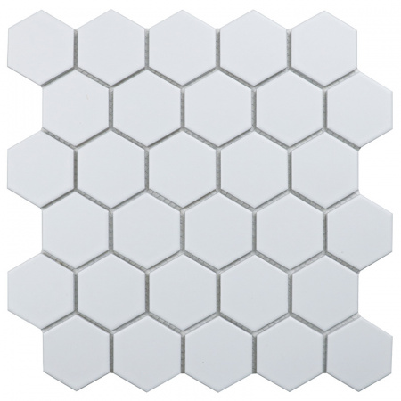 Кер. мозаика Hexagon small White Glossy (MT32000/IDL1001) 265х278х6