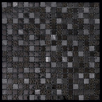 Мозаика PST-007 мозаика Стекло+Мрамор 15х15 298x298