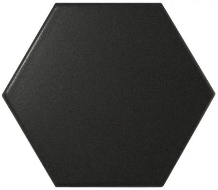 Плитка 21909 HEXAGON BLACK MATT 10,7х12,4