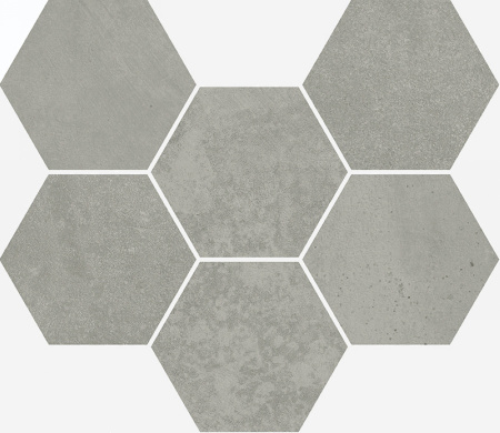 Terraviva Grey Mosaico Hexagon Nat 25x29