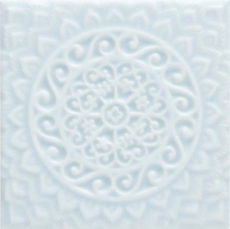 Плитка ADST4102 RELIEVE MANDALA UNIVERSE ICE BLUE 14,8x14,8
