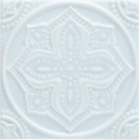 Плитка ADST4096 RELIEVE MANDALA PLANET ICE BLUE 14,8x14,8